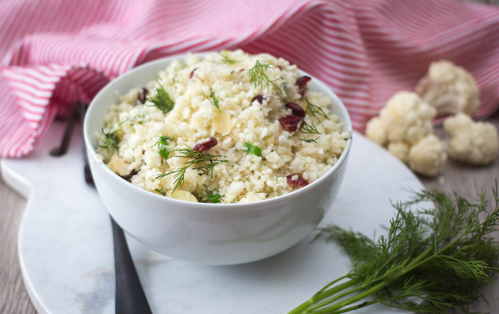 cauliflower rice for dinner